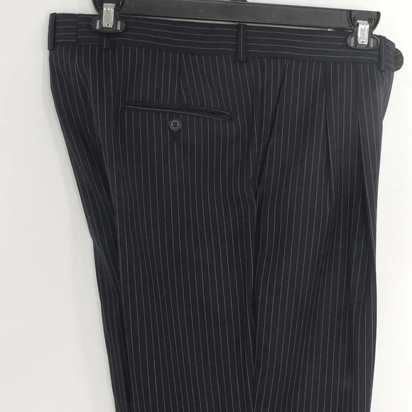 Jack Victor 2-Piece Wool Suit Dark Blue Stripe‎ 41L 35x31